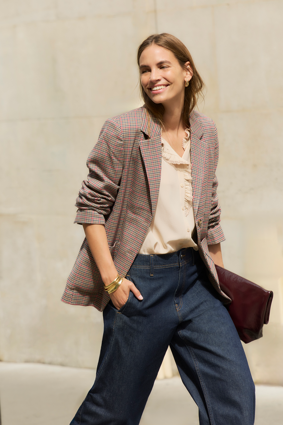 Thalia Barrel Jean - Rinse Wash