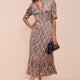 Fabienne Silk Dress - Ditsy