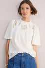 Sylvie Top - Ivory Embroidery