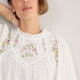 Sylvie Top - Ivory Embroidery