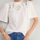 Sylvie Top - Ivory Embroidery