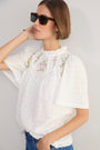 Sylvie Top - Ivory Embroidery