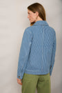 Ada Denim Jacket - Blue/Ivory Stripe