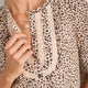 Alexa Silk Blend Blouse - Leopard