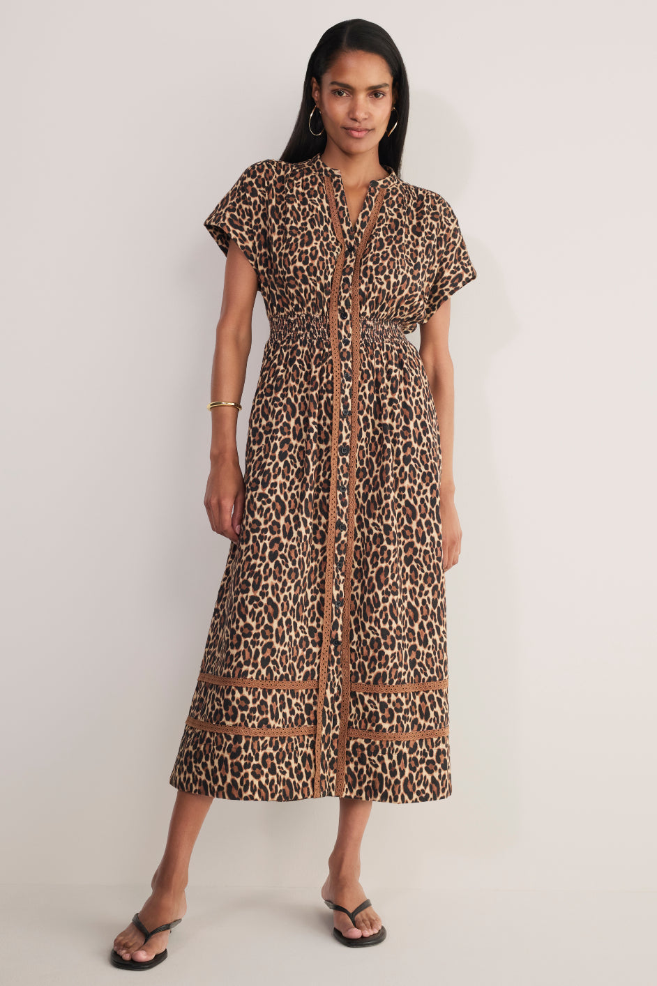 Angelique Dress - Leopard