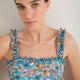 Cassis Bikini Top - Retro Floral
