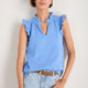 Marlow Top - Riviera Blue