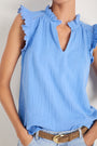 Marlow Top - Riviera Blue