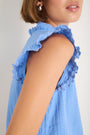 Marlow Top - Riviera Blue