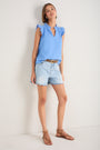 Marlow Top - Riviera Blue