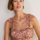 Cassis Bikini Bottom - Sand Mono Floral