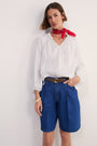 Cath x WYSE Etoile Blouse - White