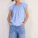 Cath x WYSE Mistral Top - Chambray Blue