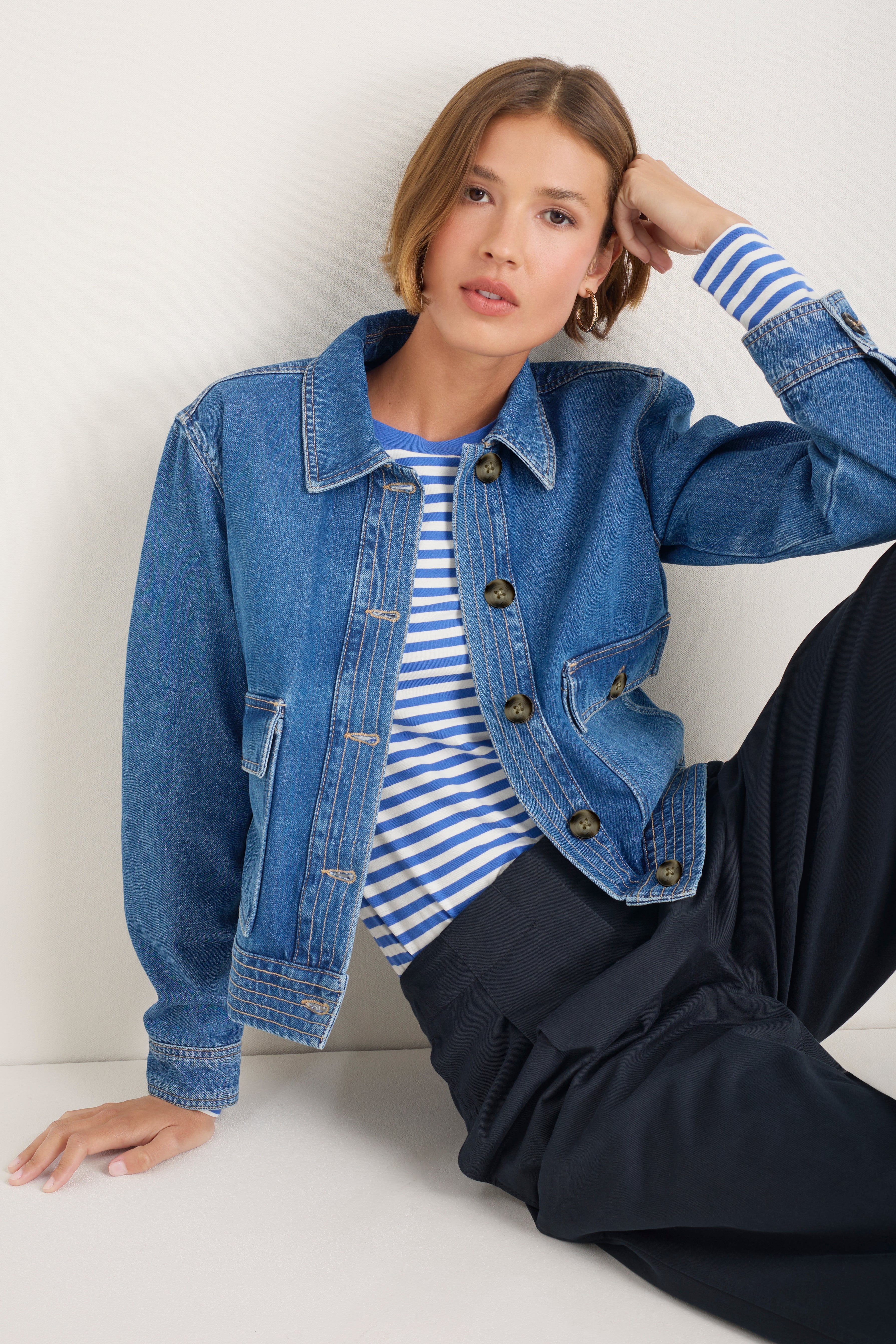 Catrin Jacket - Mid Wash