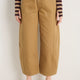 Charlie Curved Pocket Horseshoe Jean - Cumin Brown