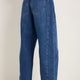 Charlie Curved Pocket Horseshoe Jean - Dark Mid Wash