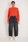 Charlie Horseshoe Jean - Washed Black