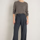 DB x WYSE Wool Blend Pleated Trouser - Charcoal Grey