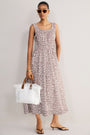 Delilah Dress - Chocolate Daisy Floral