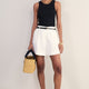 Elle Ribbed Vest - Black