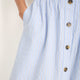 Evangeline Skirt - Powder Blue Stripe