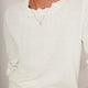 Fleurine Scallop Jumper - Ivory