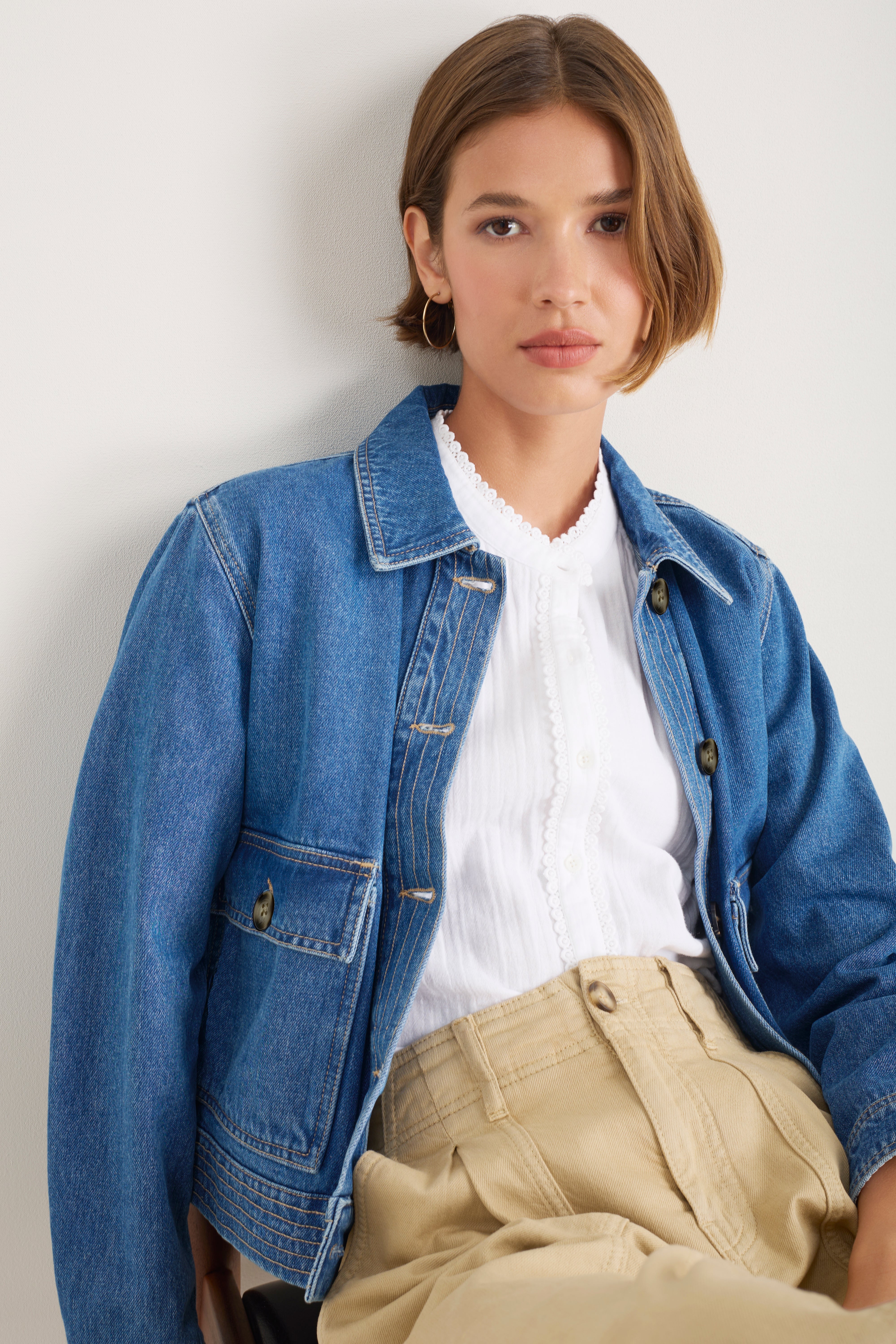 Fiona Blouse - White