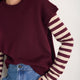 Fleur Merino Tank - Deep Fig