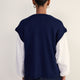 Fleur Merino Tank - Midnight