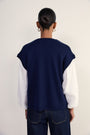Fleur Merino Tank - Midnight