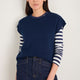 Fleur Merino Tank - Midnight