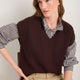 Fleur V-Neck Tank - Cocoa