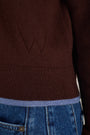 Fleurine Cropped Cardigan - Cocoa