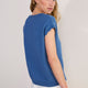 Fleurine Linen Cotton Tank - Coastal Blue