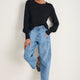 Fleurine Scallop Jumper - Black