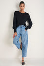 Fleurine Scallop Jumper - Black