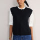 Fleurine Scallop Tank - Black