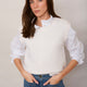 Fleurine Scallop Tank - Ivory