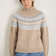 Florence Fairisle Jumper - Oat