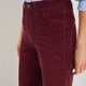 Flossie Carpenter Flare Cord Trouser - Raisin