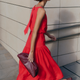 Cath x WYSE Riviera Dress - Red Pop