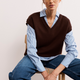 Fleur V-Neck Tank - Cocoa