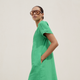 Otti Short Dress - Jade Green