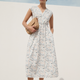 Maddison Dress - Ivory Paisley