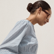 Georgina Dress - Blue/Ivory Stripe