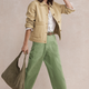 Lilian Patch Pocket Chino - Soft Khaki