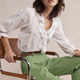 Lilian Patch Pocket Chino - Soft Khaki