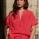 Thandie Linen Short - Watermelon