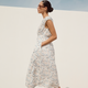 Maddison Dress - Ivory Paisley