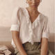Laurent Silk Blouse - Ivory